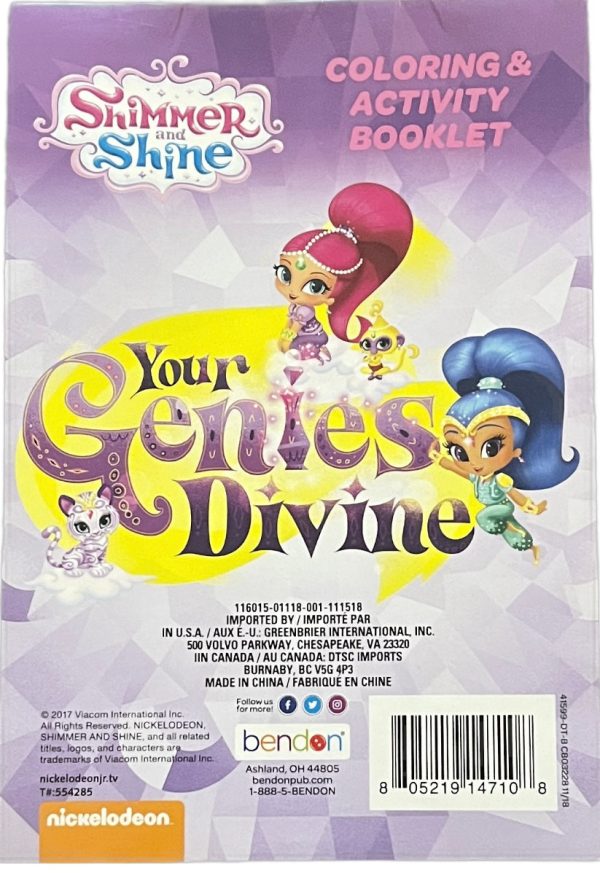 Shimmer and Shine: Boom Zahramay! Coloring & Activity Booklet For Cheap