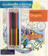 Zendoodle Coloring: Majestic Dragons: Deluxe Edition with Pencils Fashion