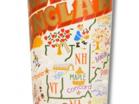 CS Frosted Glass Tumbler Cup - New England Fashion