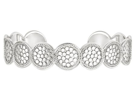 AB Multi Disc Cuff - Silver Fashion