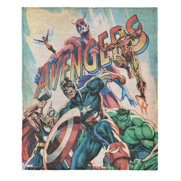 Marvel The Avengers Beyond Comic Silk Touch Throw Blanket 50×60 Inches For Discount