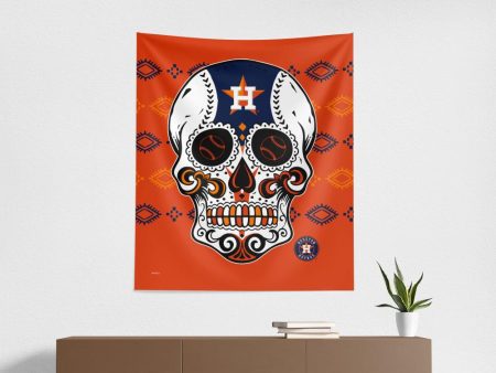 MLB Houston Astros Candy Skull Wall Hanging 34x40 Inches Online