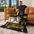 Pittsburgh Penguins Sidney Crosby NHL 600 Goal Milestone Silk Touch Throw Blanket 50×60 Inches Fashion