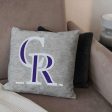 Colorado Rockies MLB Primary Sweatshirt Pillow 16 Inches Online Hot Sale