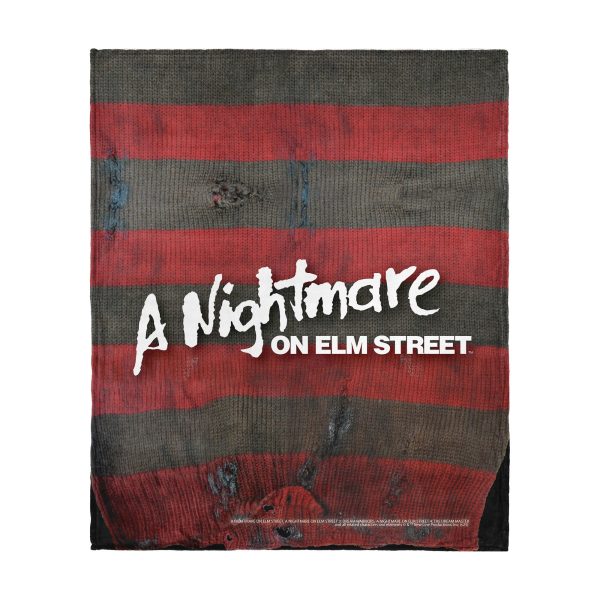 Warner Bros. Nightmare on Elm Street Sweater Silk Touch Throw Blanket 40X50 Inches Cheap