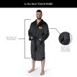 Boston Bruins NHL Black Snipe L XL Silk Touch Bathrobe 26x47 Inches Hot on Sale