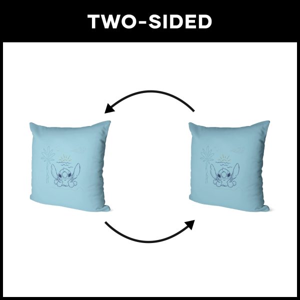 Disney Lilo and Stitch Chilled Vibes Throw Pillow 18x18 Inches on Sale