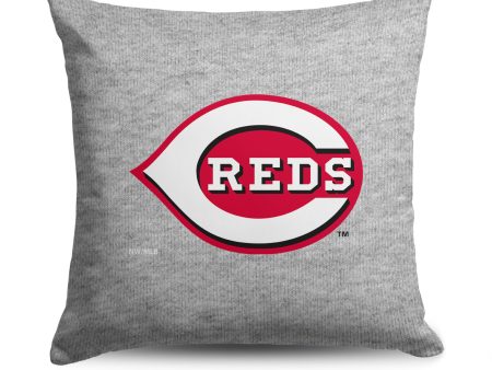 Cincinnati Reds MLB Primary Sweatshirt Pillow 16 Inches Online