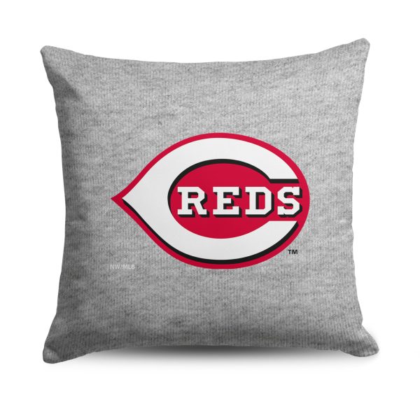 Cincinnati Reds MLB Primary Sweatshirt Pillow 16 Inches Online