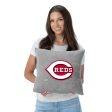 Cincinnati Reds MLB Primary Sweatshirt Pillow 16 Inches Online