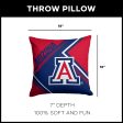 Arizona Wildcats NCAA Pulsewave Throw Pillow 18X18 Inches Discount