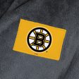 Boston Bruins NHL Black Snipe L XL Silk Touch Bathrobe 26x47 Inches Hot on Sale