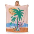 Disney Lilo and Stitch Angel Beach Silk Touch Throw Blanket 50x60 Inches Online Hot Sale