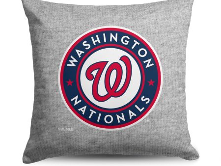 Washington Nationals MLB Primary Sweatshirt Pillow 16 Inches Cheap