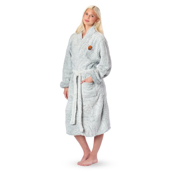 Cleveland Browns NFL Women’s L XL Sherpa Robe For Cheap