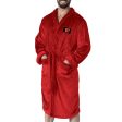 Calgary Flames NHL Red Snipe L XL Silk Touch Bathrobe 26x47 Inches For Discount