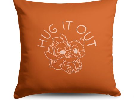 Disney Lilo and Stitch Hug It Out Throw Pillow 18x18 Inches Online Sale