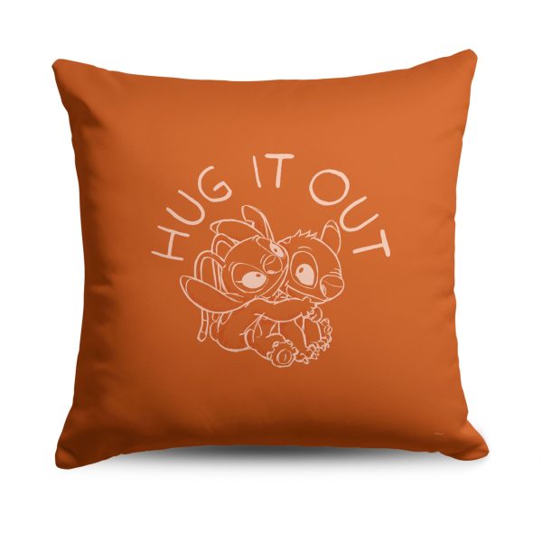 Disney Lilo and Stitch Hug It Out Throw Pillow 18x18 Inches Online Sale