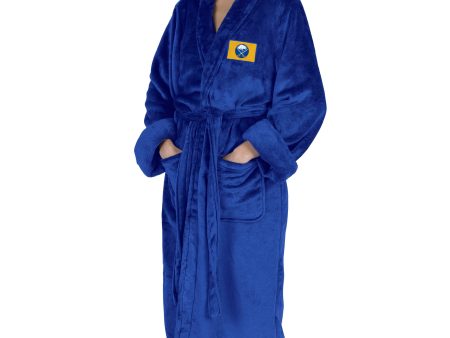 Buffalo Sabres NHL Royal Blue S M Silk Touch Bathrobe 23X41 Inches Online