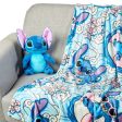 Disney Lilo and Stitch Stitch Hugger Pillow with Silk Touch Throw Blanket 50x60 Inches Cheap