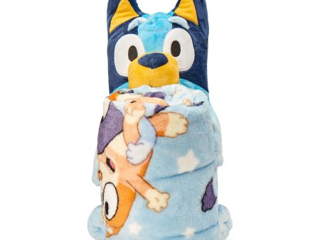 Bluey Kids Hugger with Silk Touch Throw Blanket 50x60 Inches Online Sale