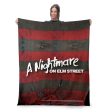 Warner Bros. Nightmare on Elm Street Sweater Silk Touch Throw Blanket 40X50 Inches Cheap