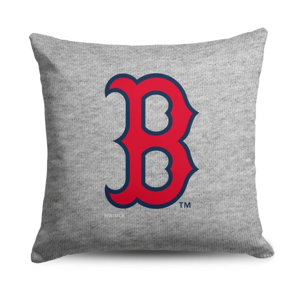 Boston Red Sox MLB Primary Sweatshirt Pillow 16 Inches Fashion