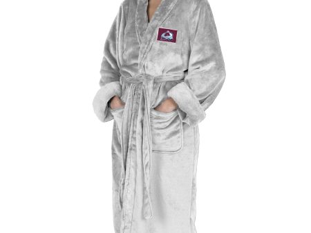 Colorado Avalanche NHL White Snipe S M Silk Touch Robe 23X41 Inches Fashion