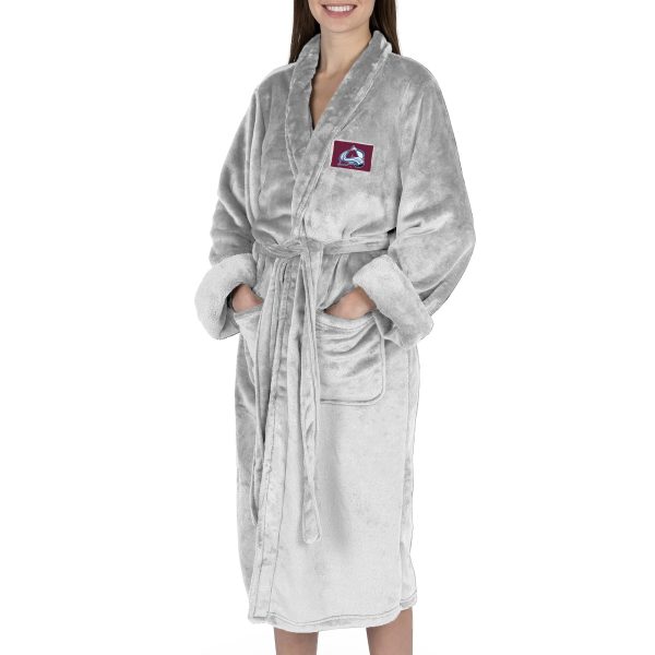 Colorado Avalanche NHL White Snipe S M Silk Touch Robe 23X41 Inches Fashion