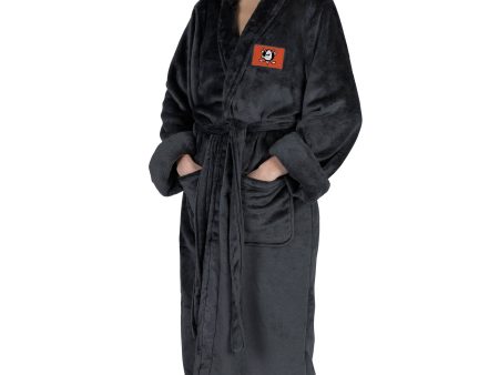 Anaheim Ducks NHL Black Snipe S M Silk Touch Bathrobe 23X41 Inches Online Sale