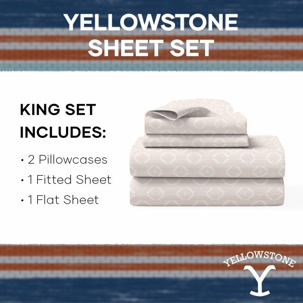 Yellowstone Meridian King Sheet Set Hot on Sale