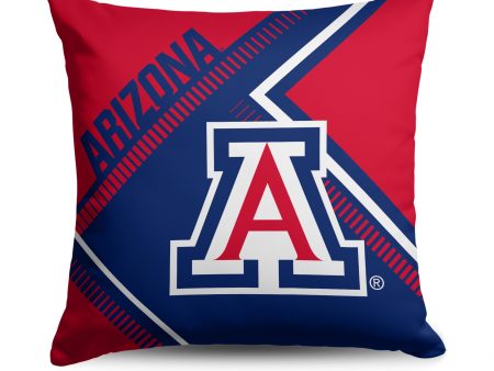 Arizona Wildcats NCAA Pulsewave Throw Pillow 18X18 Inches Discount