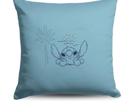 Disney Lilo and Stitch Chilled Vibes Throw Pillow 18x18 Inches on Sale