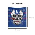 MLB Los Angeles Dodgers Candy Skull Wall Hanging 34x40 Inches For Cheap