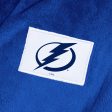 Tampa Bay Lightning NHL Navy Snipe L XL Silk Touch Bathrobe 26x47 Inches Online Sale