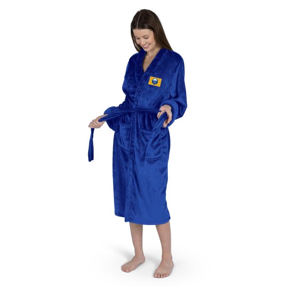 Buffalo Sabres NHL Royal Blue S M Silk Touch Bathrobe 23X41 Inches Online