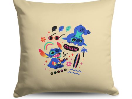 Disney Lilo and Stitch We Are Chillin Throw Pillow 18x18 Inches Fashion