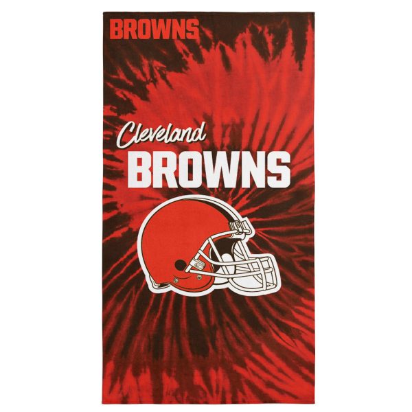 Cleveland Browns NFL Psychedelic Beach Towel 30×60 Inches Cheap