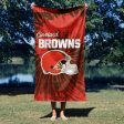 Cleveland Browns NFL Psychedelic Beach Towel 30×60 Inches Cheap