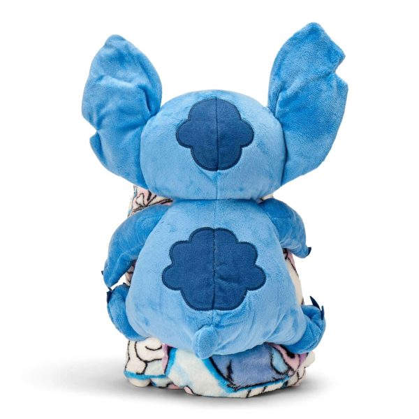 Disney Lilo and Stitch Stitch Hugger Pillow with Silk Touch Throw Blanket 50x60 Inches Cheap