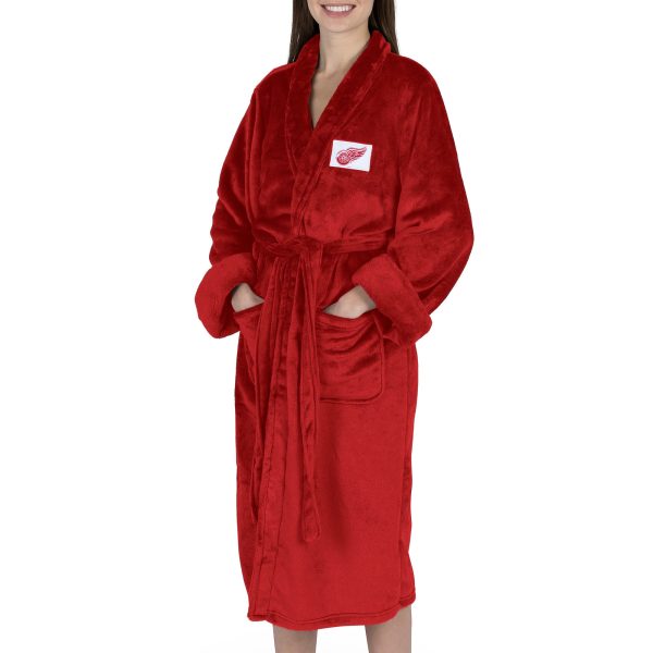 Detroit Red Wings NHL Red Snipe S M Silk Touch Bathrobe 23X41 Inches For Discount