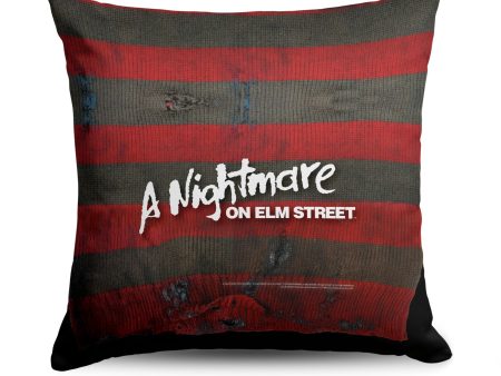 Warner Bros. Nightmare on Elm Street Sweater Throw Pillow 18X18 Inches Online now