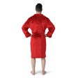 Calgary Flames NHL Red Snipe L XL Silk Touch Bathrobe 26x47 Inches For Discount