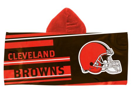 Cleveland Browns NFL Juvy Hooded Towel 22X51 Inches Online Hot Sale