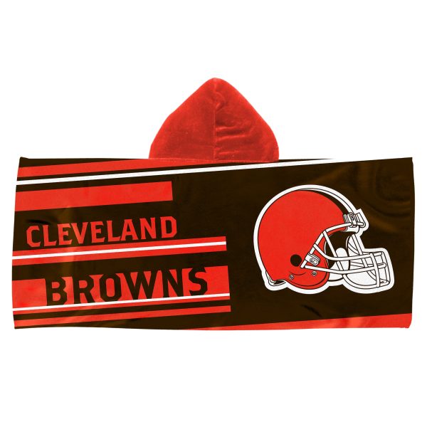 Cleveland Browns NFL Juvy Hooded Towel 22X51 Inches Online Hot Sale