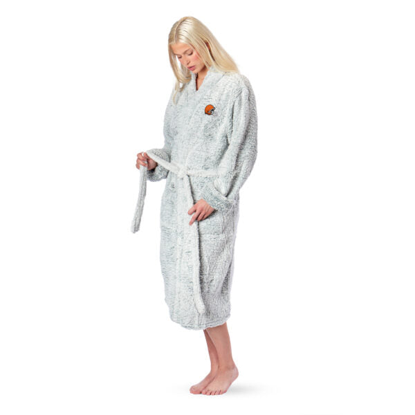 Cleveland Browns NFL Women’s L XL Sherpa Robe For Cheap