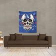 MLB Los Angeles Dodgers Candy Skull Wall Hanging 34x40 Inches For Cheap