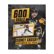 Pittsburgh Penguins Sidney Crosby NHL 600 Goal Milestone Silk Touch Throw Blanket 50×60 Inches Fashion