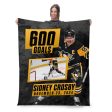 Pittsburgh Penguins Sidney Crosby NHL 600 Goal Milestone Silk Touch Throw Blanket 50×60 Inches Fashion