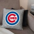 Chicago Cubs MLB Primary Sweatshirt Pillow 16 Inches Discount